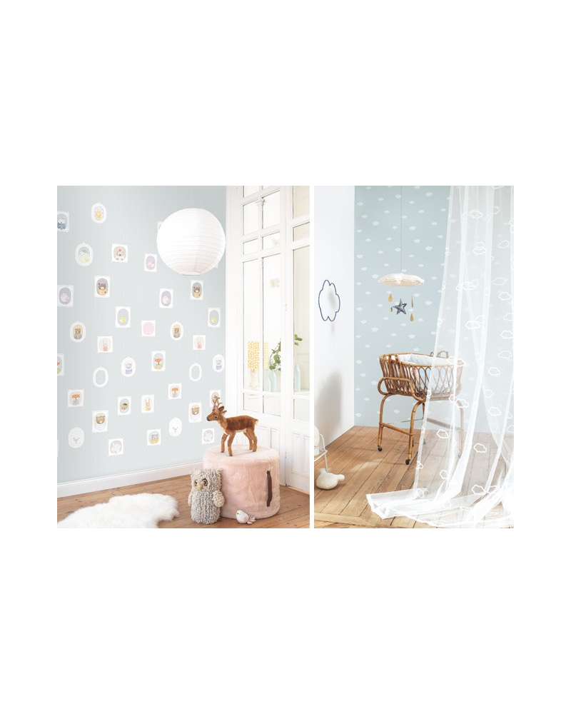 Papier peint MLW29759332 NUAGES GRIS - Casadeco