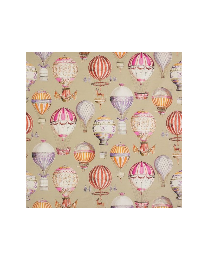 Fabric 0874-02 L-ENVOL TOMATE MANUEL CANOVAS