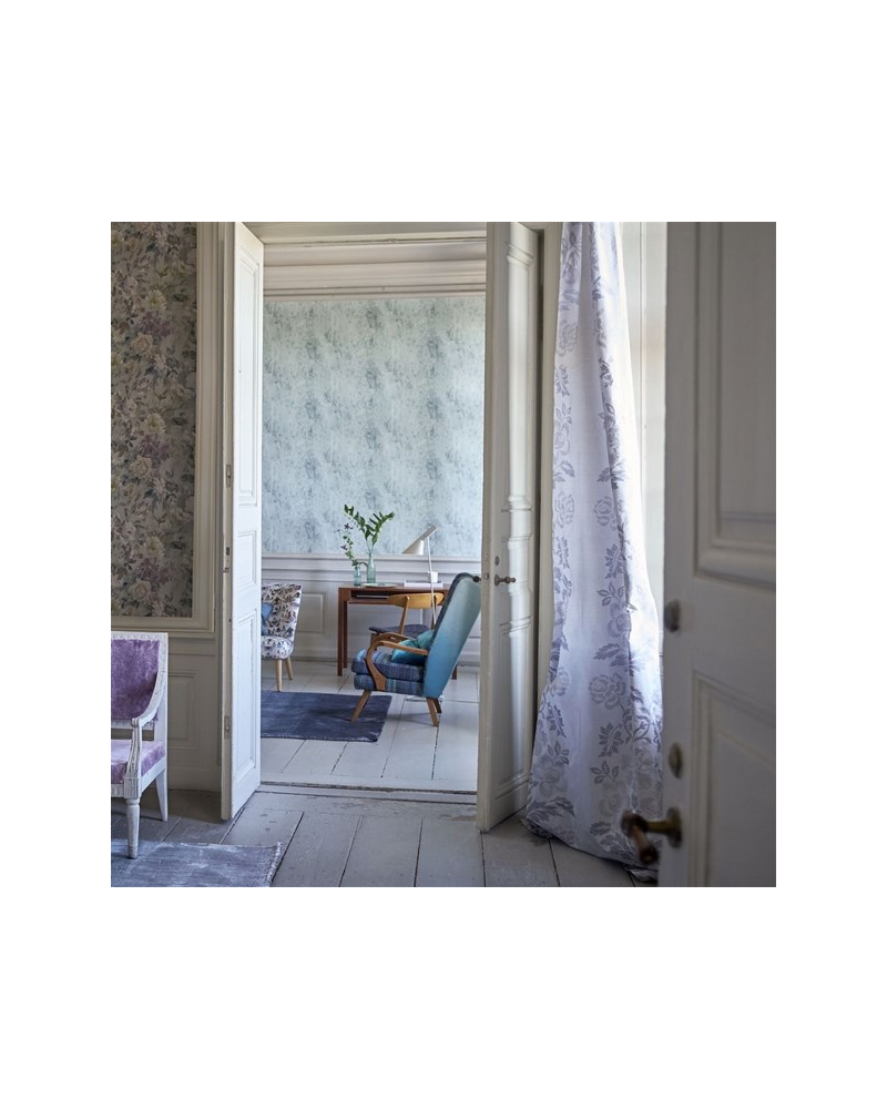 Papier peint PDG716-06 Michaux Zinc - Designers Guild