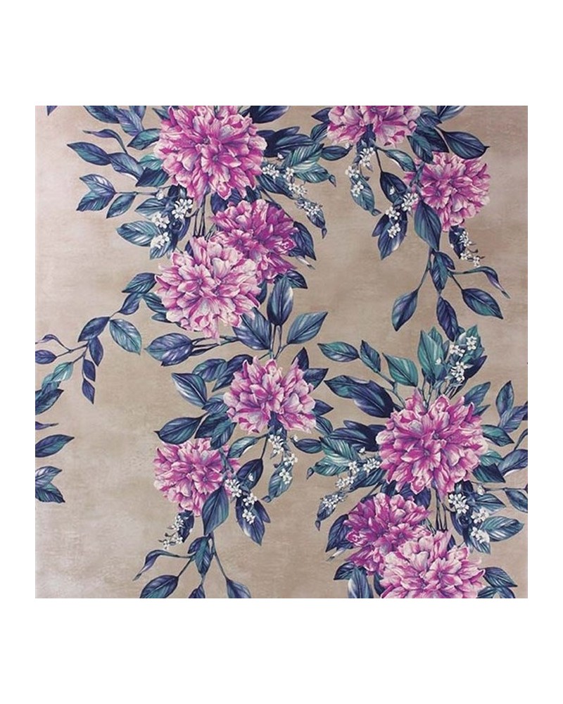 Papel de parede W7022-02 RHODORA - OSBORNE and LITTLE Papel de parede W7022-02 RHODORA - OSBORNE and LITTLE