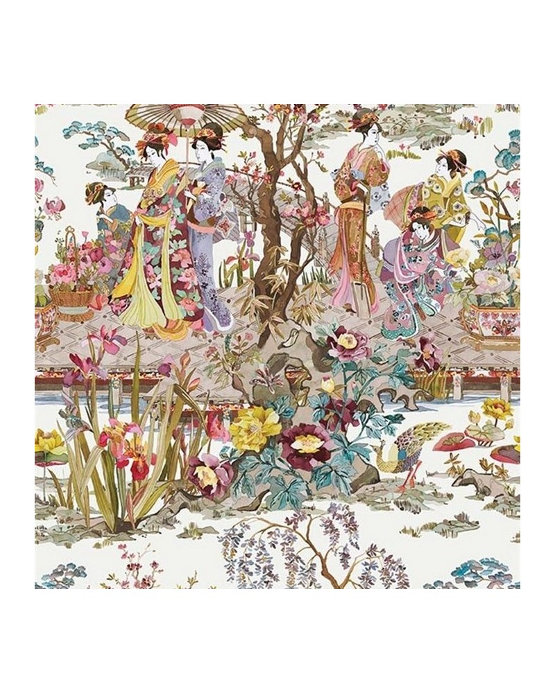 Papel de parede W7024-03 JAPANESE GARDEN - OSBORNE and LITTLE Papel de parede W7024-03 JAPANESE GARDEN - OSBORNE and LITTLE