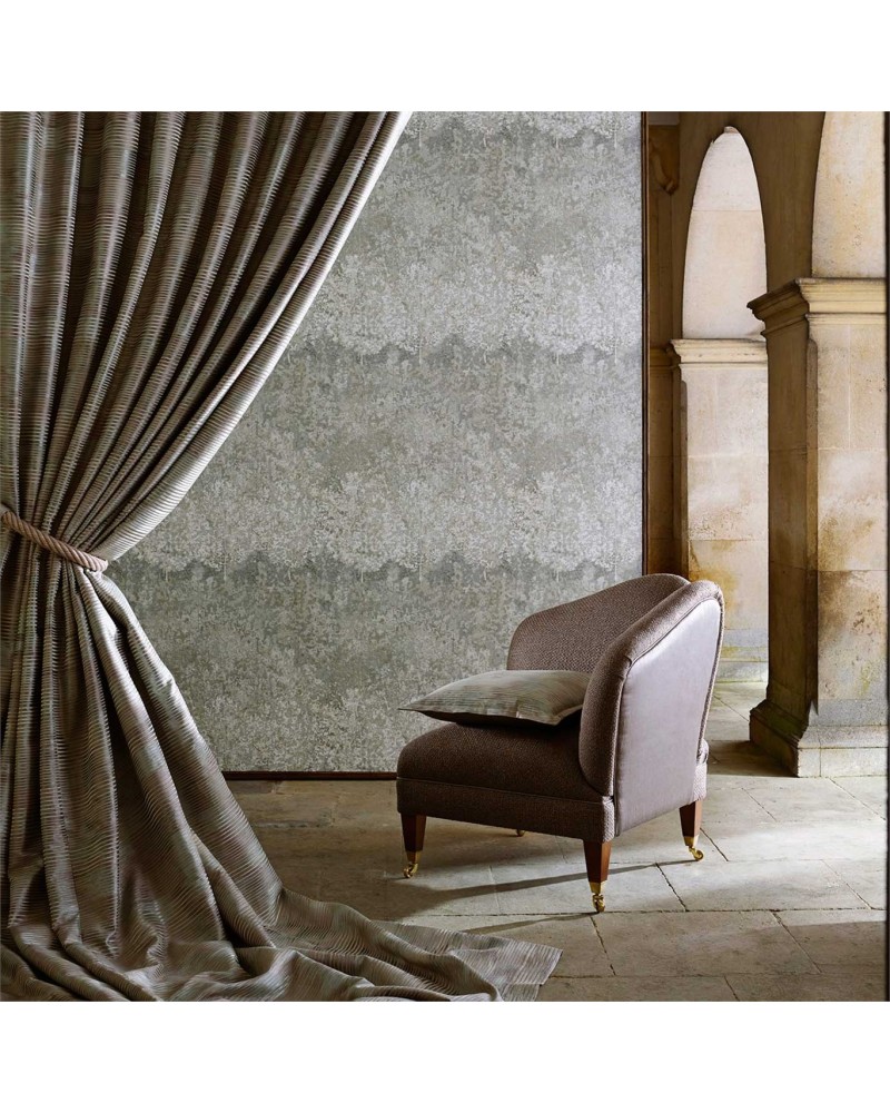 Dekostoff ZBOL332778 NEVE Blue Umber ZOFFANY