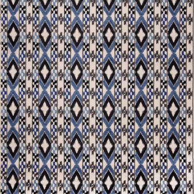 Fabric GDT-5403-001 Queen Negro Azul GASTON Y DANIELA