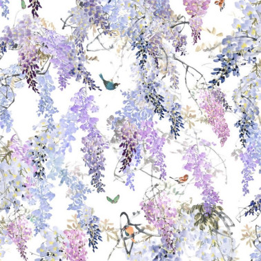 Papel Pintado DWAP216296 WISTERIA FALLS PANEL A - Sanderson