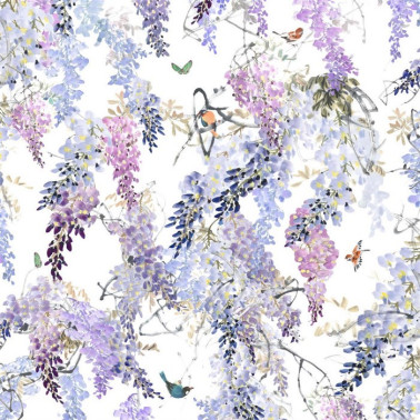 Papel Pintado DWAP216297 WISTERIA FALLS PANEL B - Sanderson
