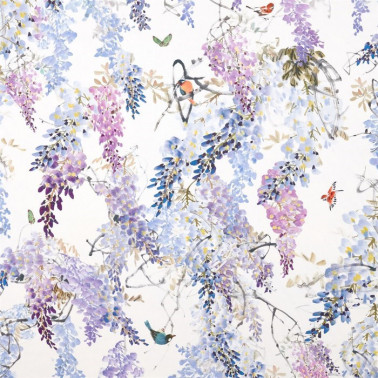 Tissus DWAP226286 WISTERIA FALLS Amethyst Sanderson