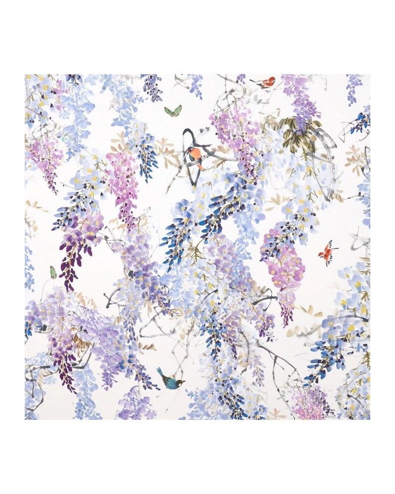 Dekostoff DWAP226286 WISTERIA FALLS Amethyst Sanderson