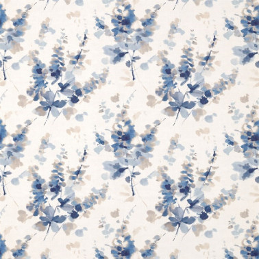 Tissus DWAP226288 DELPHINIUMS Indigo Sanderson