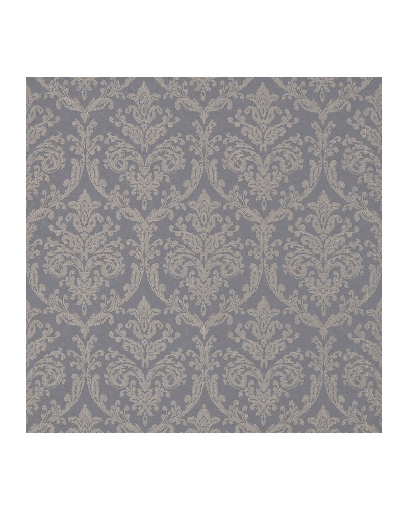 Dekostoff DWAP235929 RIVERSIDE DAMASK Pewter Sanderson