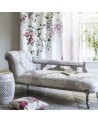 Dekostoff DWAP226295 MAGNOLIA & BLOSSOM Coral-Silver Sanderson
