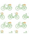 Papier peint GDW-5435-002 Bicicletas Verde - GASTON Y DANIELA