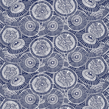 Papier peint GDW-5436-004 Sombrillas Navy - GASTON Y DANIELA