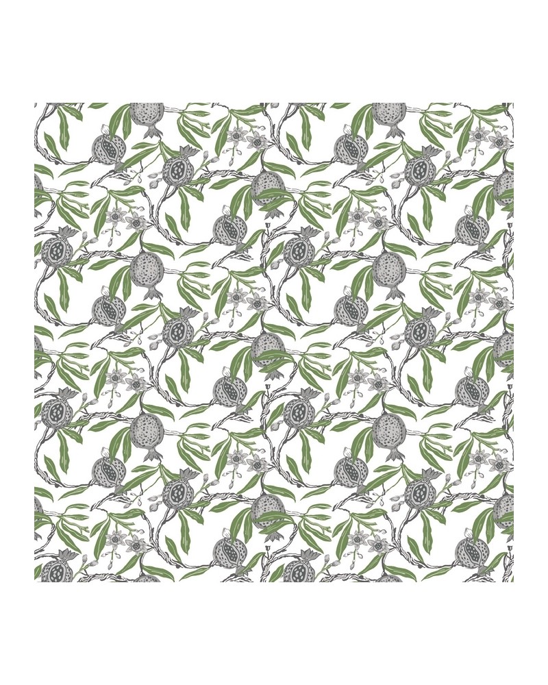 Carta da Parati GDW-5439-001 Granadas Blanco-Verde - GASTON Y DANIELA Carta da Parati GDW-5439-001 Granadas Blanco-Verde - GASTON Y DANIELA