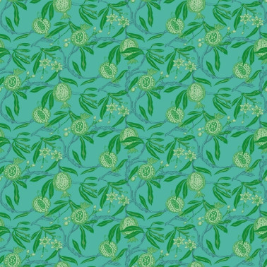 Carta da Parati GDW-5439-005 Granadas Verde-Azul - GASTON Y DANIELA