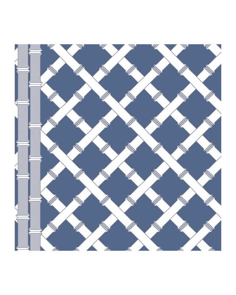 Papel de parede GDW-5455-004 Trellsi Azul-Blanco - GASTON Y DANIELA Papel de parede GDW-5455-004 Trellsi Azul-Blanco - GASTON Y DANIELA