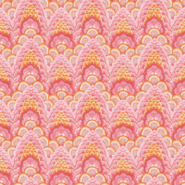 Wallpaper GDW-5447-003 Ganges Rosa-Naranja - GASTON Y DANIELA