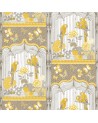 Papier peint GDW-5452-001 Aviary Ocre - GASTON Y DANIELA