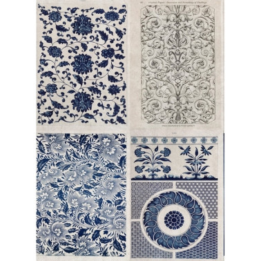 Papel Pintado CHINESE PATTERN BLUE WP20051 - MIND THE GAP