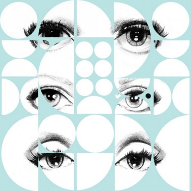 Papel de parede EYES AND CIRCLES WP20086 - MIND THE GAP