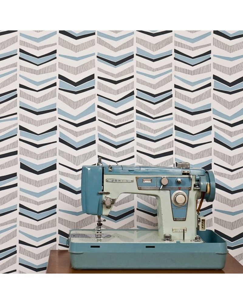 Tapete MISP1107 CHEVRON MUSTARD FLOWER - MISSPRINT