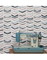 Tapete MISP1107 CHEVRON MUSTARD FLOWER - MISSPRINT