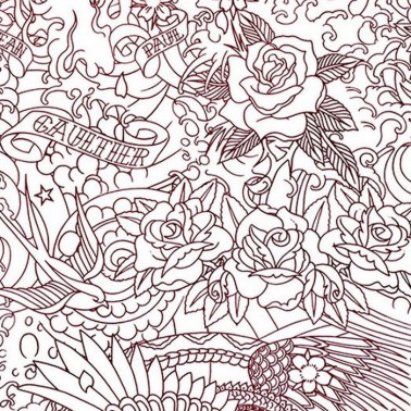 Papel Pintado HORIMONO - GRENAT 3303-04 - JEAN PAUL GAULTIER