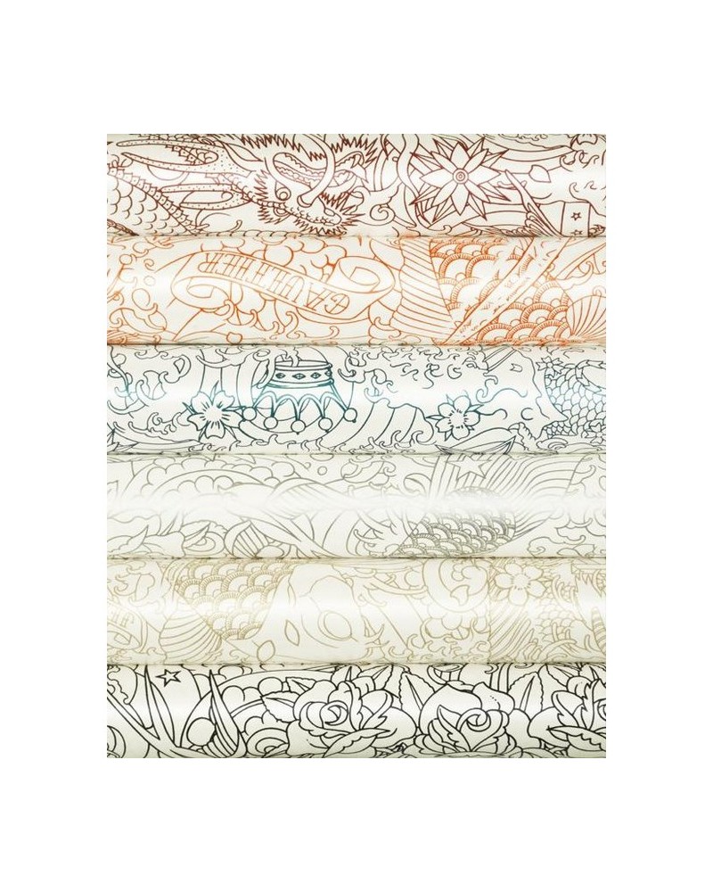 Papier peint HORIMONO - GRENAT 3303-04 - JEAN PAUL GAULTIER