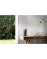 Wallpaper 12081 PIED DE POULE - FLAMANT