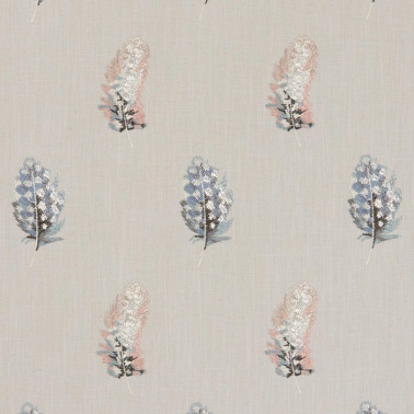 Tecido F1082-01 PLUMIS BLUSH LINEN CLARKE & CLARKE
