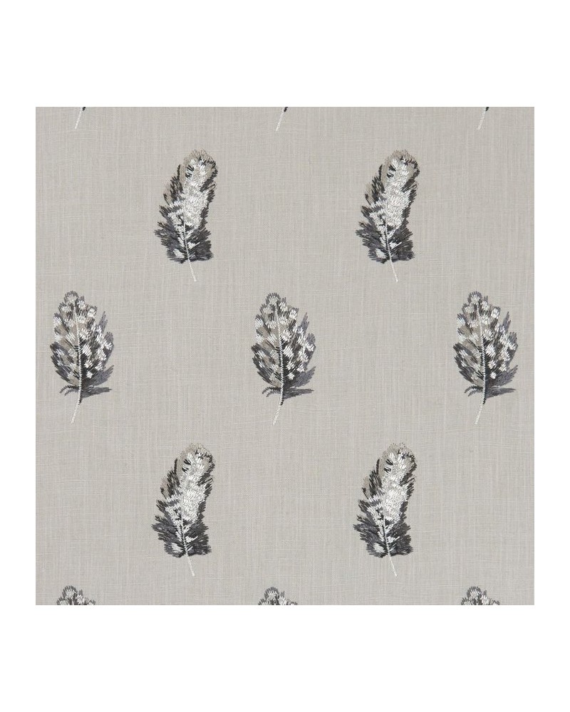 Tissus F1082-02 PLUMIS CHARCOAL LINEN CLARKE & CLARKE Tissus F1082-02 PLUMIS CHARCOAL LINEN CLARKE & CLARKE