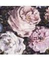 Tissus F1088-01 FLORETTA BLUSH CHARCOAL CLARKE & CLARKE