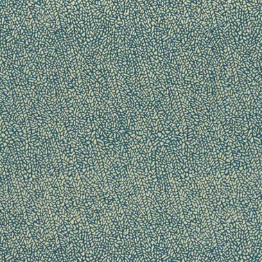 Tissus F1091-04 ISLA TEAL GOLD CLARKE & CLARKE