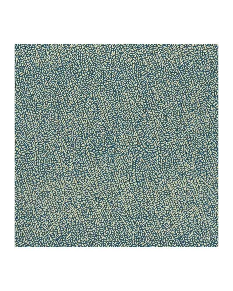 Tecido F1091-04 ISLA TEAL GOLD CLARKE & CLARKE