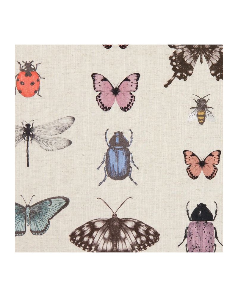 Tissus F1093-01 PAPILIO BLUSH NATURAL CLARKE & CLARKE Tissus F1093-01 PAPILIO BLUSH NATURAL CLARKE & CLARKE