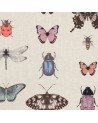 Tissus F1093-01 PAPILIO BLUSH NATURAL CLARKE & CLARKE