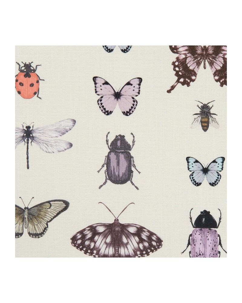 Tissus F1093-03 PAPILIO HEATHER IVORY CLARKE & CLARKE Tissus F1093-03 PAPILIO HEATHER IVORY CLARKE & CLARKE