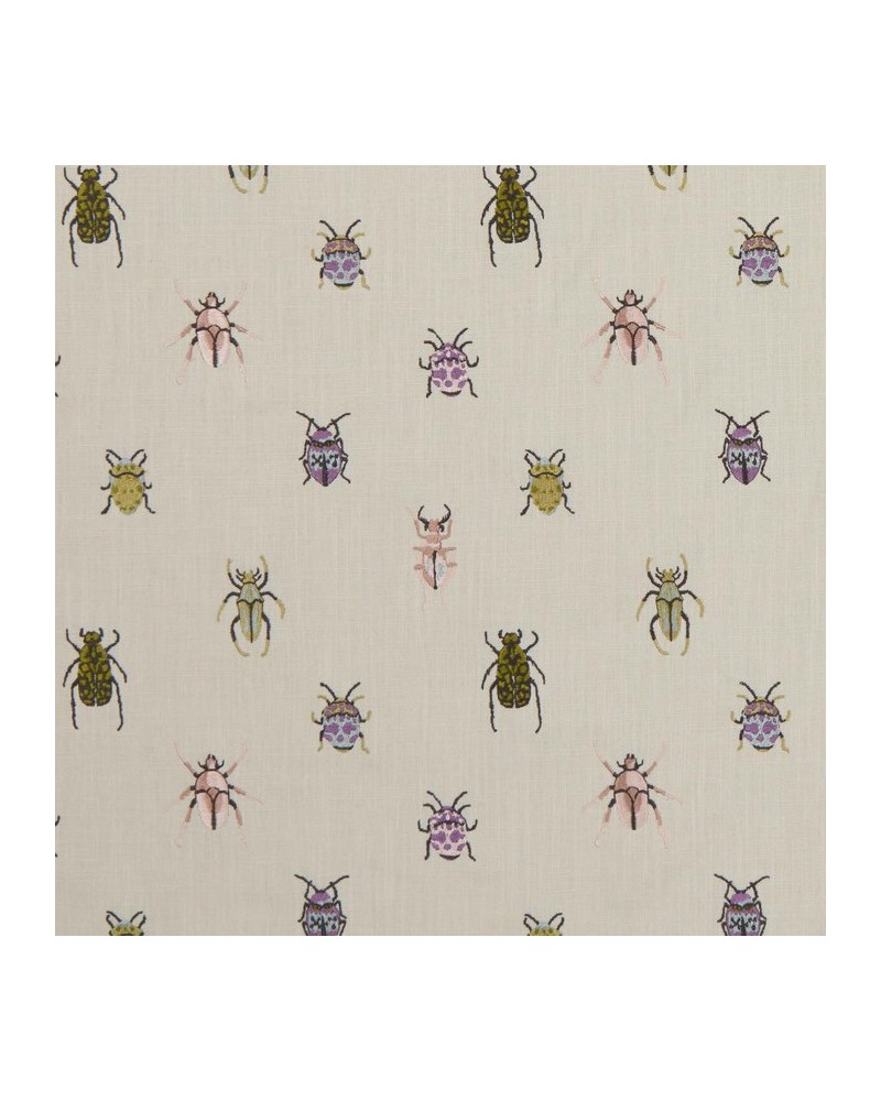 Tissus F1095-03 BEETLE MULTI CLARKE & CLARKE Tissus F1095-03 BEETLE MULTI CLARKE & CLARKE