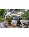 Tissus F1082-02 PLUMIS CHARCOAL LINEN CLARKE & CLARKE