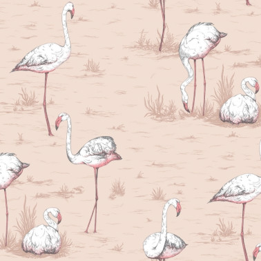 Papel Pintado 112-11039 FLAMINGOS - COLE and SON