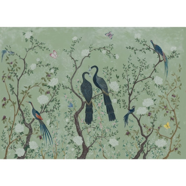 Papier peint 6600090 EDO MINT MURAL - COORDONNE