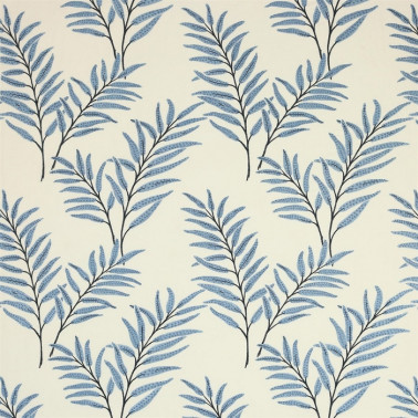 Dekostoff J915F-03 HAYWOOD LEAF Blue JANE CHURCHILL