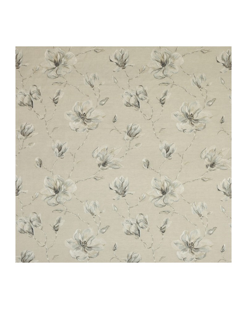 Tissus J921F-01 LOLA FLOWER Linen Aqua JANE CHURCHILL Tissus J921F-01 LOLA FLOWER Linen Aqua JANE CHURCHILL