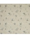 Tissus J921F-01 LOLA FLOWER Linen Aqua JANE CHURCHILL