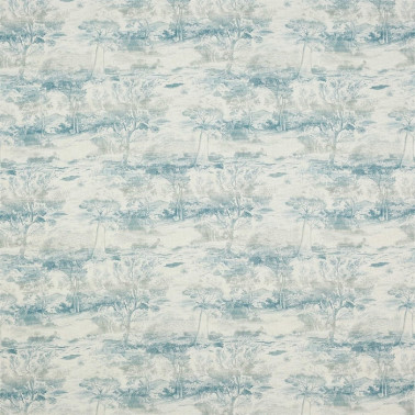 Dekostoff J924F-06 EDEN Aqua JANE CHURCHILL