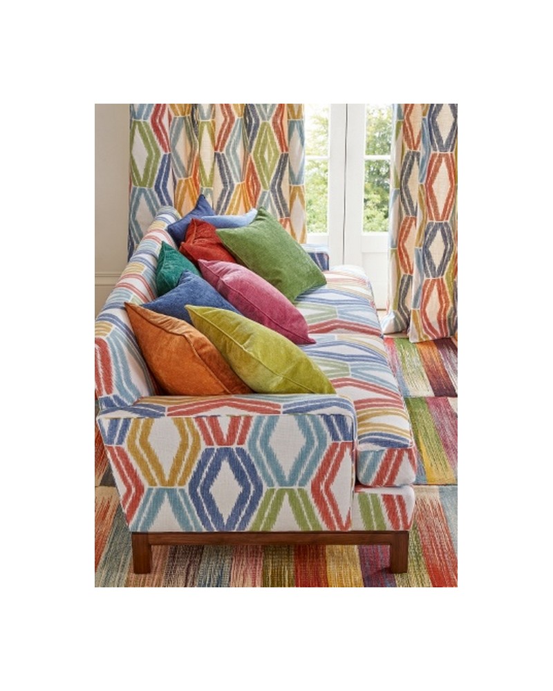 Fabric J922F-04 ALEXIS Multi JANE CHURCHILL