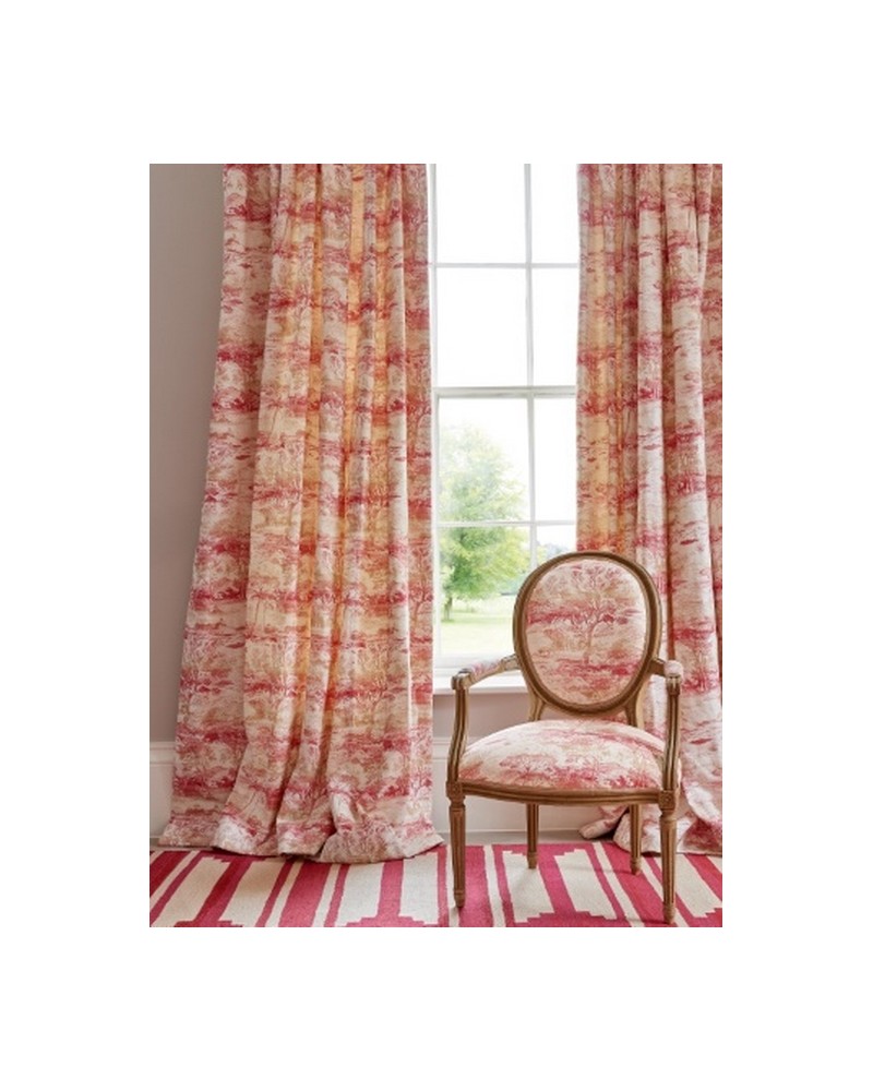 Tissus J924F-04 EDEN Pink JANE CHURCHILL