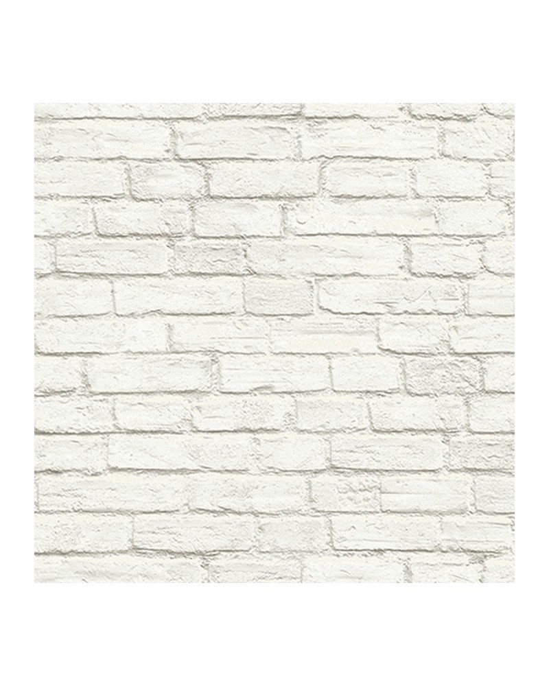 Papel de parede OY35308 WHITE BRICK - WALLQUEST Papel de parede OY35308 WHITE BRICK - WALLQUEST