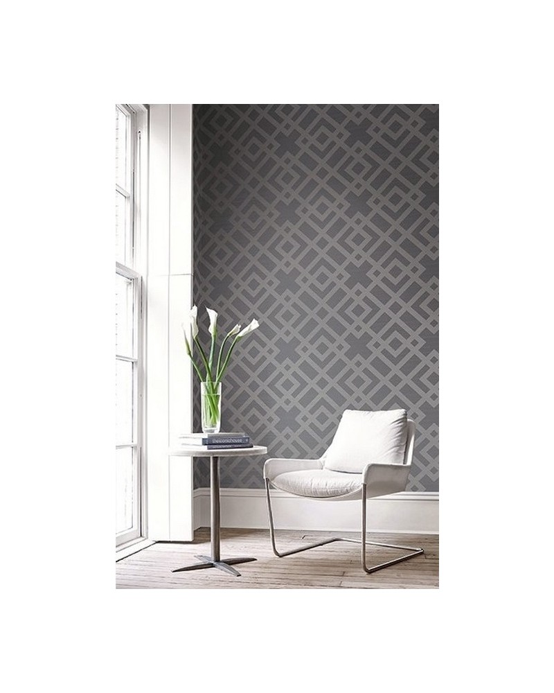 Tapete OY31703 GRASSCLOTH LATTICE - WALLQUEST