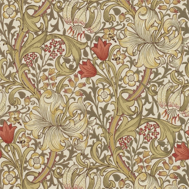 Papier peint DMCR216462 GOLDEN LILY - MORRIS CO
