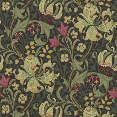 Papier peint DMCR216463 GOLDEN LILY - MORRIS CO